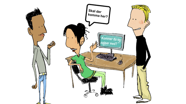 Drawing referring to the text